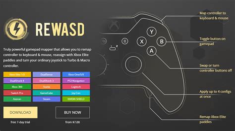 1 makes it possible to use PS4 <b>Remote Play with Xbox controller</b> or any other gamepad we support and you have. . Rewasd download